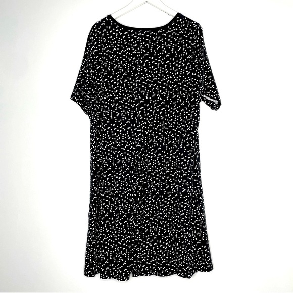 Isaac Mizrahi Live QVC Women’s Black PolkaDot Short Sleeve night dress Size 2X - Picture 2 of 9
